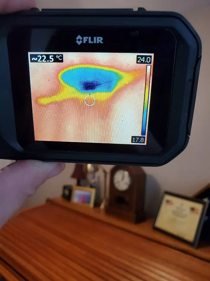 Thermal imaging inspection for water damage in Southport