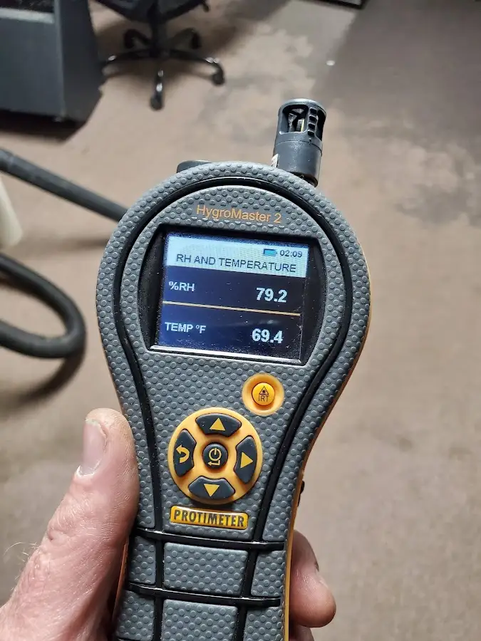 Moisture meter humidity assessment for Mold Remediation & Removal in Southport
