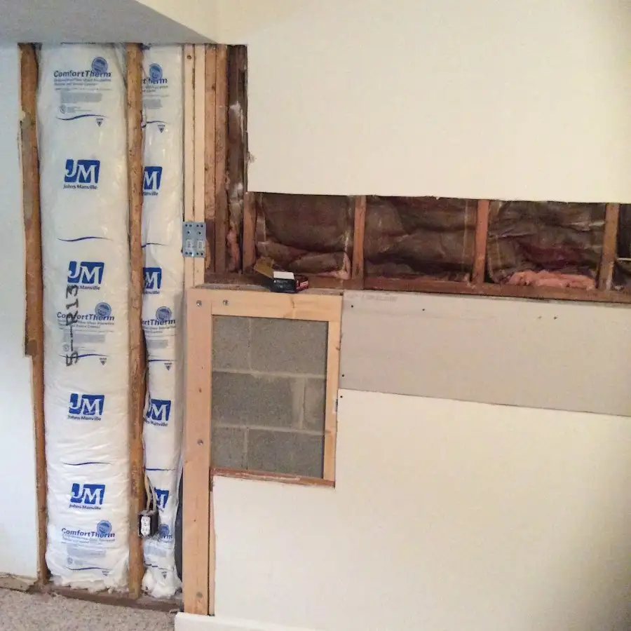 Wall insulation replacement during Structural Drying in Southport